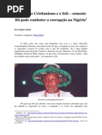 Esqueça o Cristianismo e o Islã – somente Ifá pode combater a corrupção na Nigéria