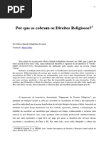 Por Que Se Cobram Os Direitos Religiosos