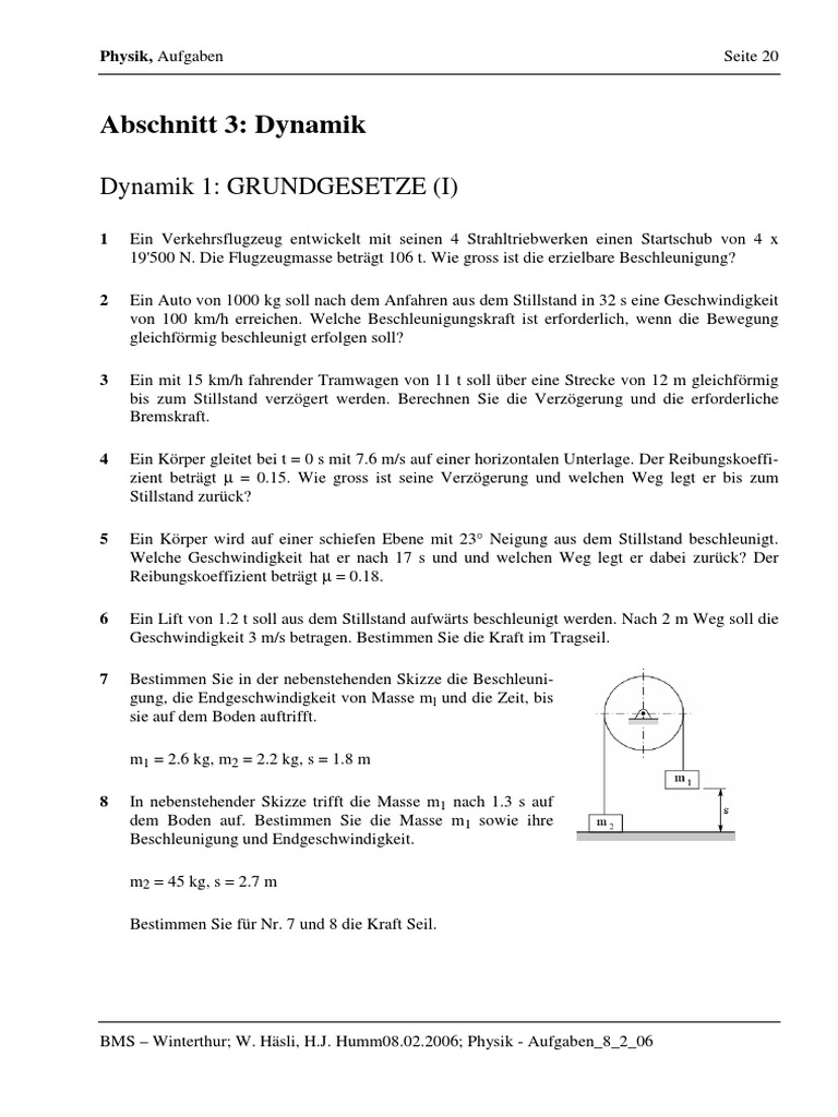 3 Dynamik | PDF