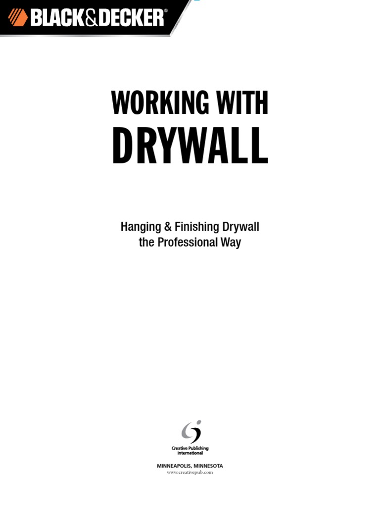 Working With Drywall | PDF | Drywall | Framing (Construction)