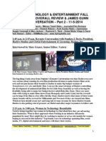 Variety Technology & Entertainment Fall Summit 2014  Overall Review & James Gunn Keynote Conversation - Part 2 - FuTurXTV & HHBMedia.com - 11-5-2014.pdf