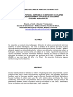 Análisis de La Potencia de Pruebas para Detectar Outliers