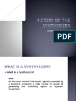 History of The Synthesizer Powerpoint