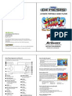 Sega Genesis Ultimate Portable User Manual