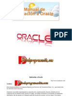 Manual de Iniciación A Oracle