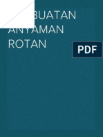 Pembuatan Anyaman Rotan