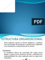 ESTRUCTURA ORGANIZACIONAL