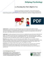 How To Choose A Parenting Style That S Right For You PDF