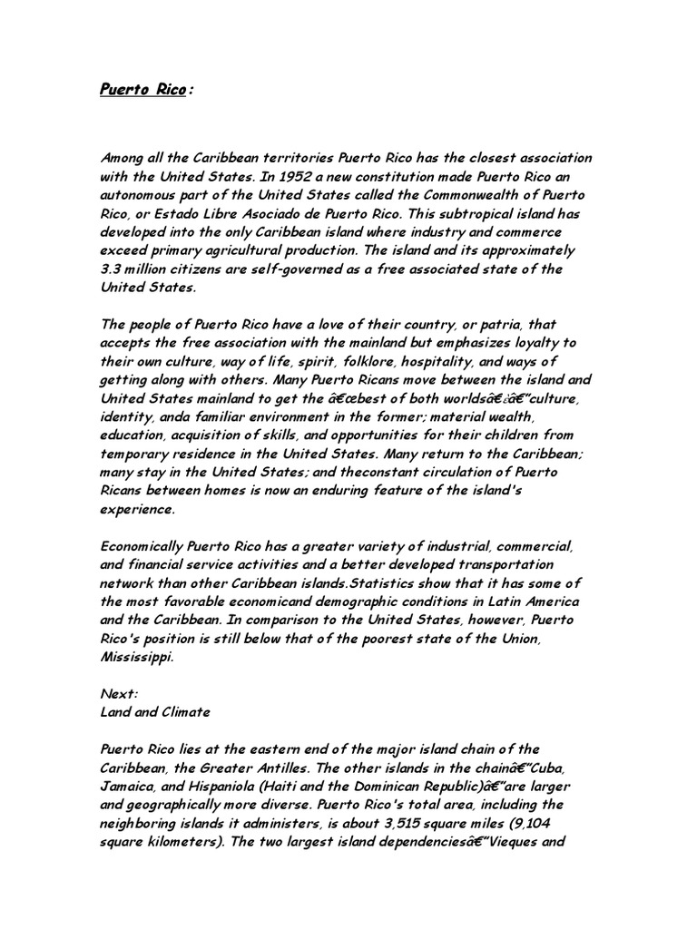 Puerto Rico | PDF