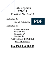 Lab Reports Spinning