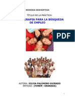 Taller Risoterapia Para La Busqueda de Empleo Memoria Descriptiva