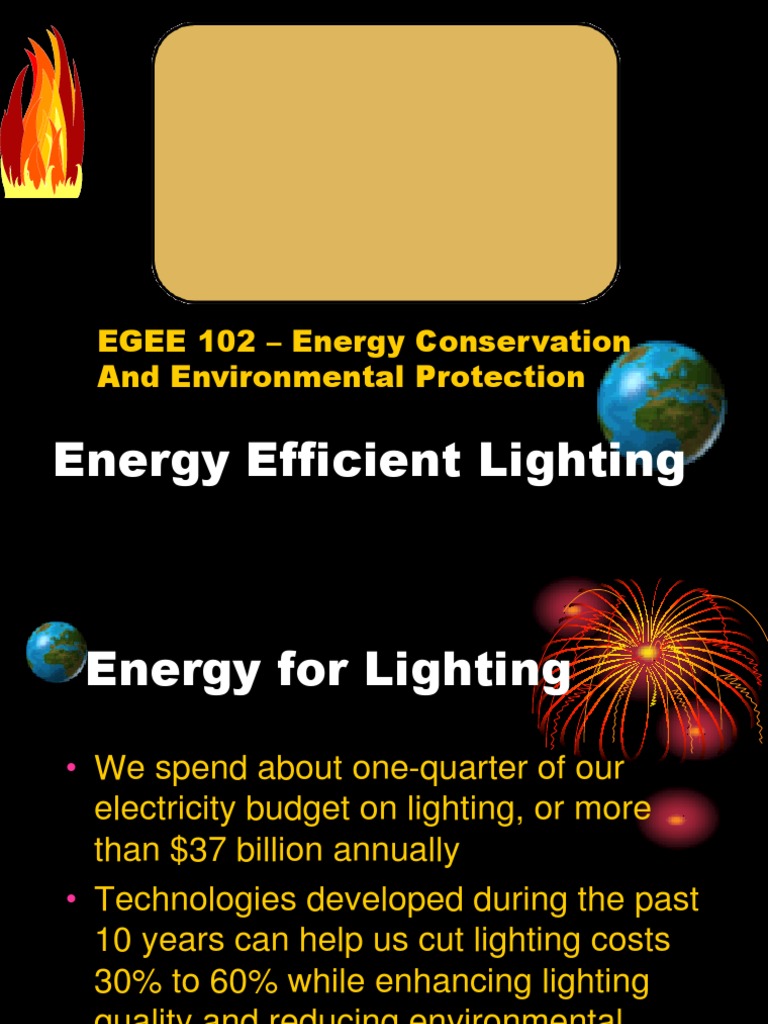 Energy Efficient Lighting Guide | PDF | Fluorescent Lamp | Lighting