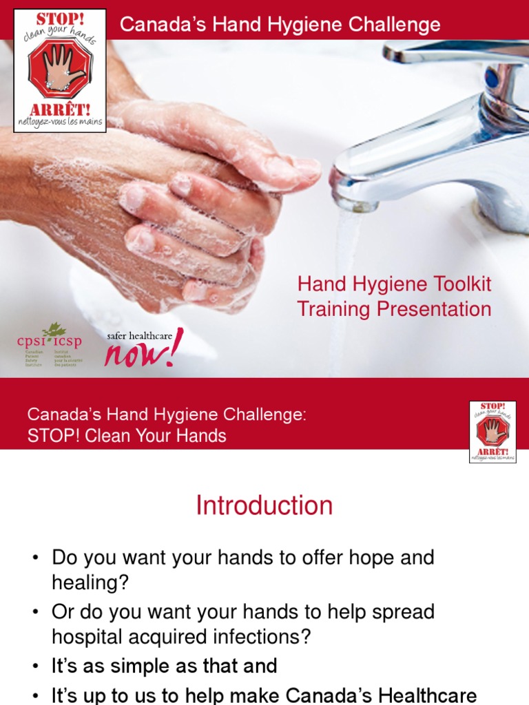 Hand Hygiene Training Toolkit Presentation.ppt Hand Washing Hygiene