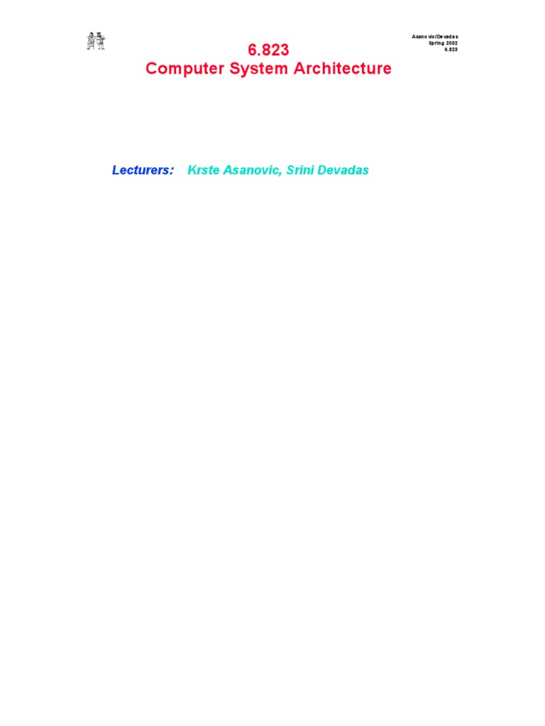 Computer System Architecture | PDF | Instruction Set | 64 Bit Computing