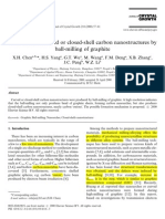 Generation of Curved or Closed-Shell Carbon Nanostructures by Ball-Milling of Graphite