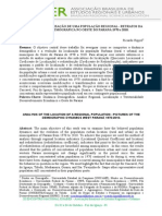 Análises Localização Da População Oeste PR 70-2010