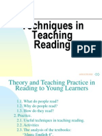 Techniques in Teaching Reading