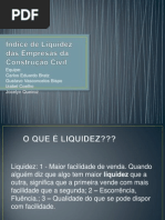 Liquidez Construção Civil