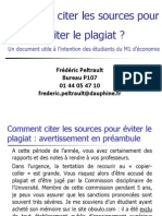 Citer Les Sources Pour Eviter Le Plagiat