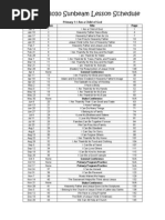 Download Primary Lesson Schedules by abbiepalenske SN25230941 doc pdf