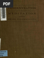 Concentration and Meditation