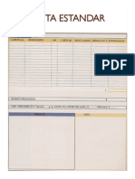Receta Estandar PDF