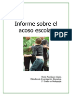 Informe Sobre El Acoso Escolar