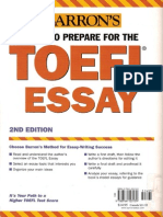 How to Prepare for the TOEFL Essay