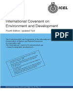 Borrador del convenio internacional de ambiente y desarrollo