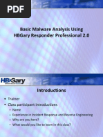 Malware-Analysis With HBgary Respender Profesional