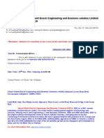 Interview Call Letter Robert Bosch Engineering and Business Solution Limited Nov 29th 2014 10:00 A.M