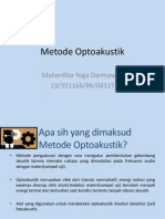 Metode Optoakustik Dan Perbandingan Dengan Metode Yang Lain