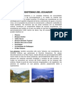 Ecosistemas Del Ecuador