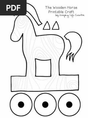 Trojan Horse PrintAble Craft