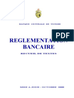 REGLEMENTATION BANCAIRE en Tunisie