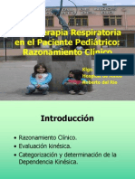 Kinesiterapia Respiratoria en El Paciente Pediátrico.razonamiento Clínico