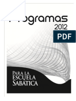 Libro Programas Escuela Sabatica para Adultos2012