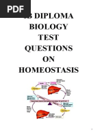 Homeostasis Questions