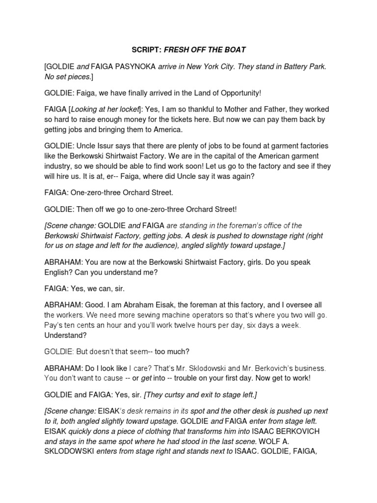 Gilded Age Interdisciplinary Skit Script | PDF