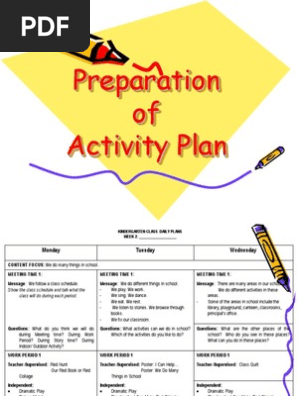 Activity Plan