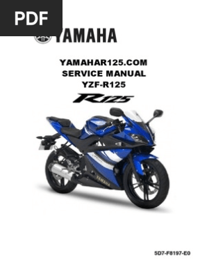 Yamaha Yzf r125 Service Manual | PDF | Fuel Injection | Throttle