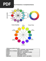 Cores Primárias e Complementares