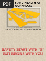 Download Safety and Health at Workplace by  SN25235127 doc pdf