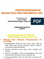 Regulasi Penyelenggaraan Ibadah Haji