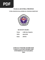 Contoh Makalah Etika Profesi