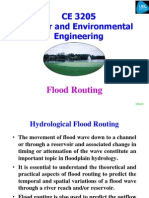 CE 3205 Lecture W5.1 Flood Routing