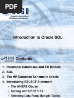 Introduction To Oracle SQL