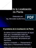 Teoría de La Localización de Planta