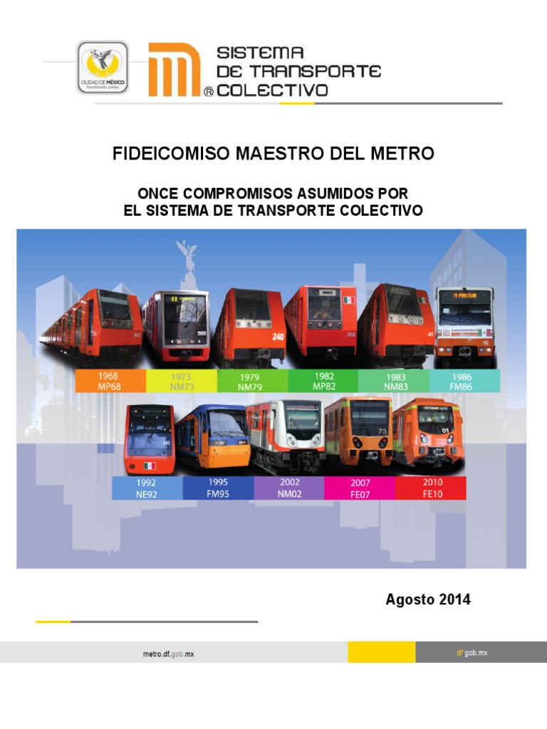 11 Compromisos Metro | PDF | Ingeniería de confiabilidad | Transporte