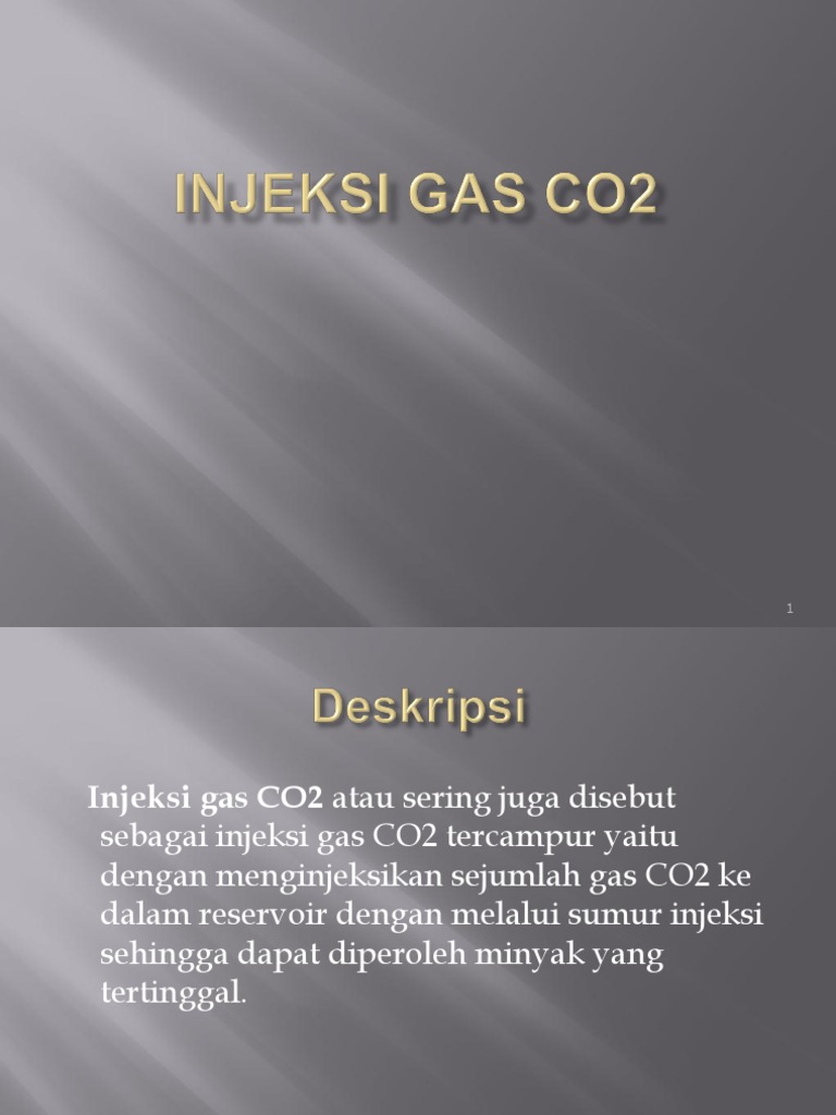 Injeksi CO2 untuk Peningkatan Produksi Minyak | PDF